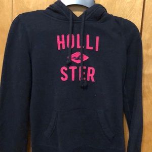 Black Hollister Hoodie S